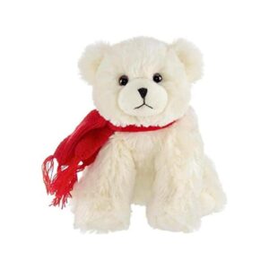 Bearington Frosty Oso polar de peluche con bufanda 7_1