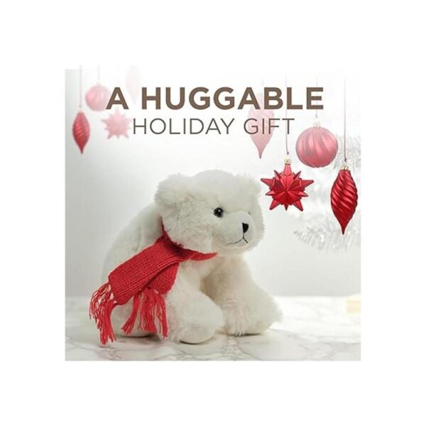 Bearington Frosty Oso polar de peluche con bufanda 7_2