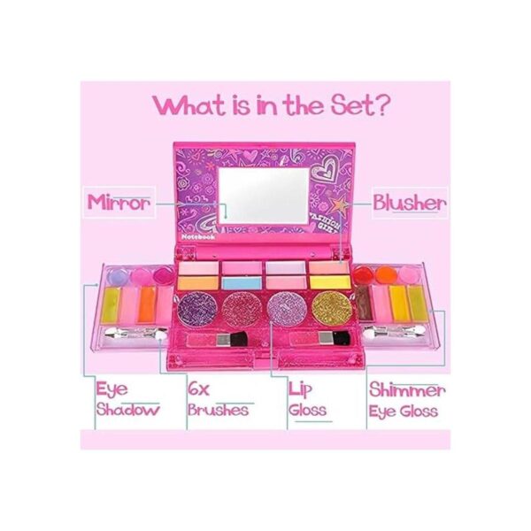 Kit de maquillaje lavable para niños paleta de cosméticos