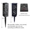Maggift Juego de luces led 8 piezas luces LED solares_5
