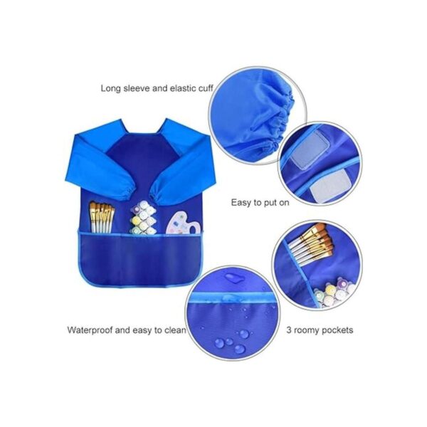 Kuuqa Delantales impermeables para niños con 3 bolsillos_6