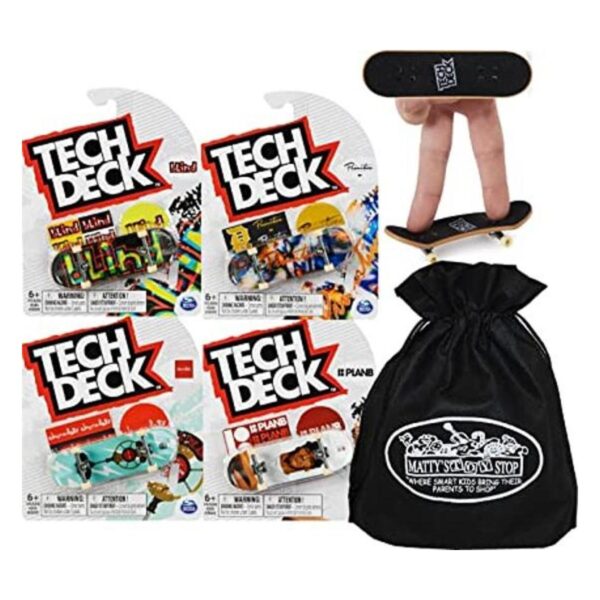 Tech Deck 3.7 Fingerboards individual Bundle con el_1