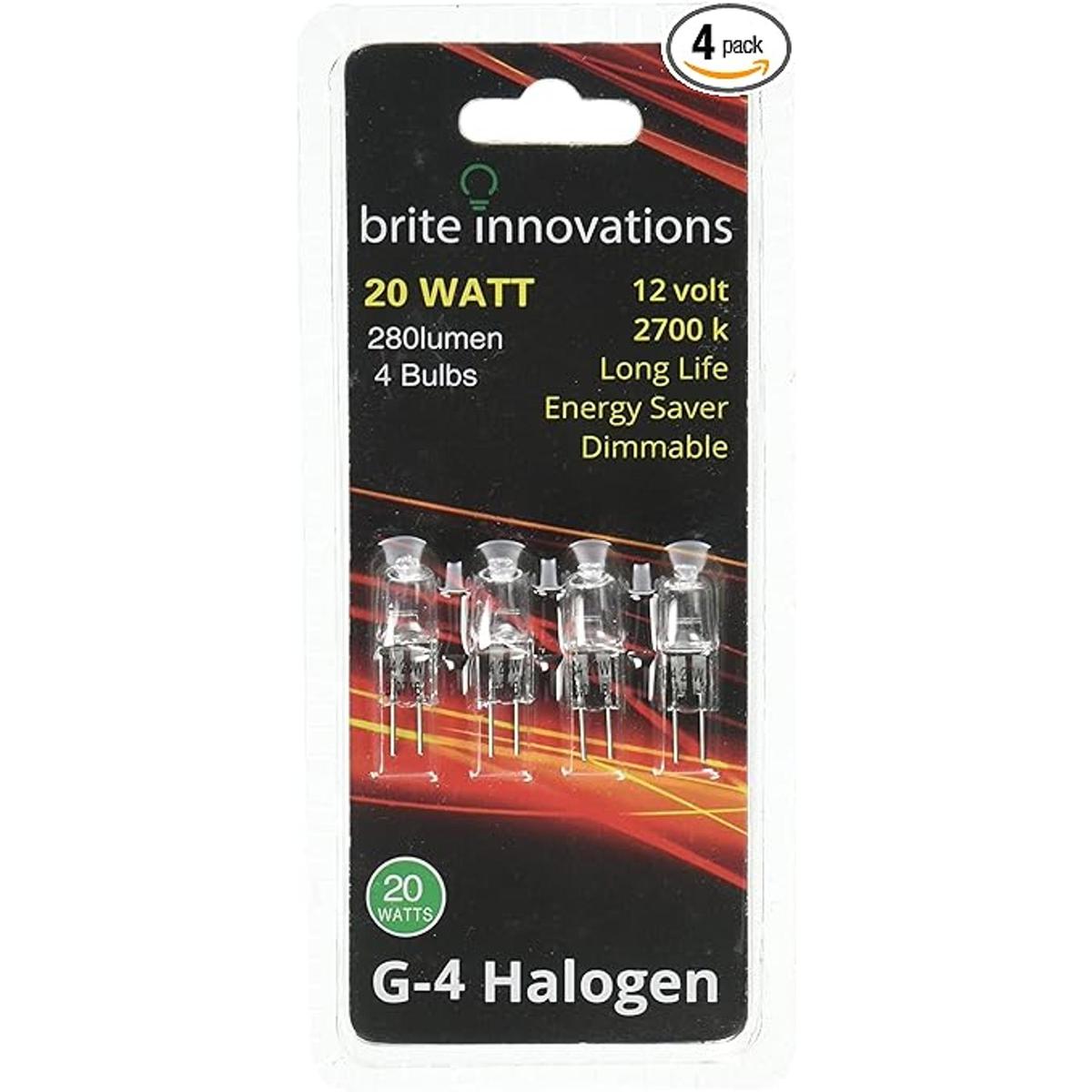 Brite Innovations Bombilla halógena G4 20 W