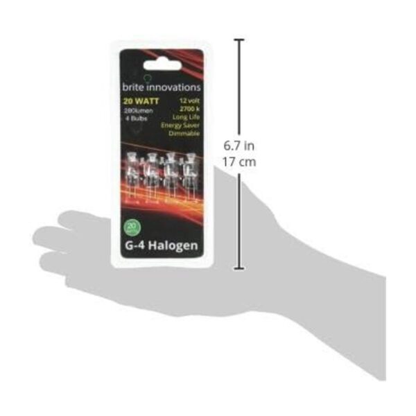 Brite Innovations Bombilla halógena G4 20 W_2
