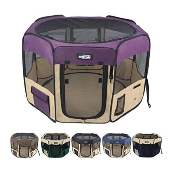 Corral suave de juegos para mascotas Elitefield con 2_1
