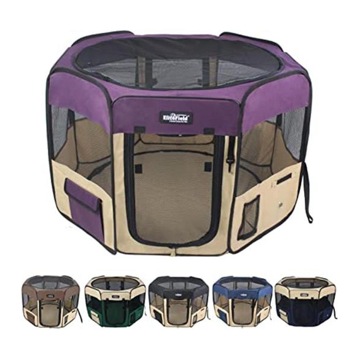 Corral suave de juegos para mascotas Elitefield con 2