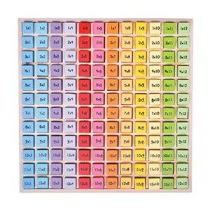 Bigjigs Toys Juego de mesa de multiplicación juguetes de_1