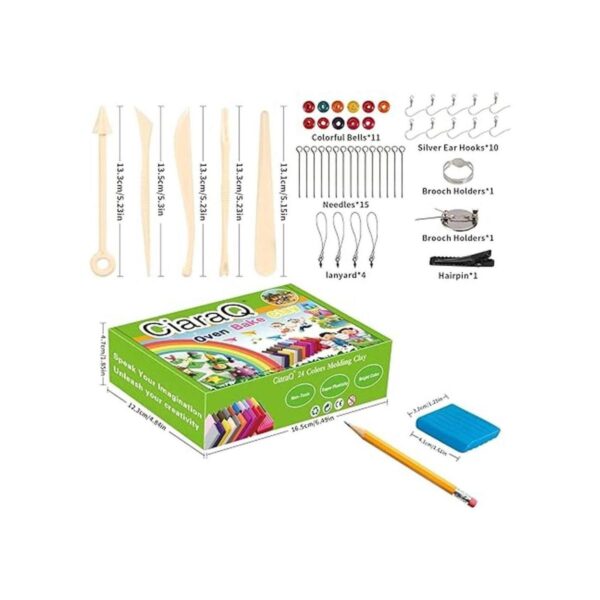CiaraQ Kit de iniciación de arcilla polimérica arcilla de