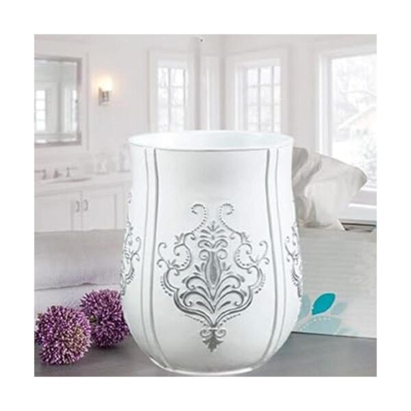 Creative Scents Bote de basura de baño blanco vintage_2