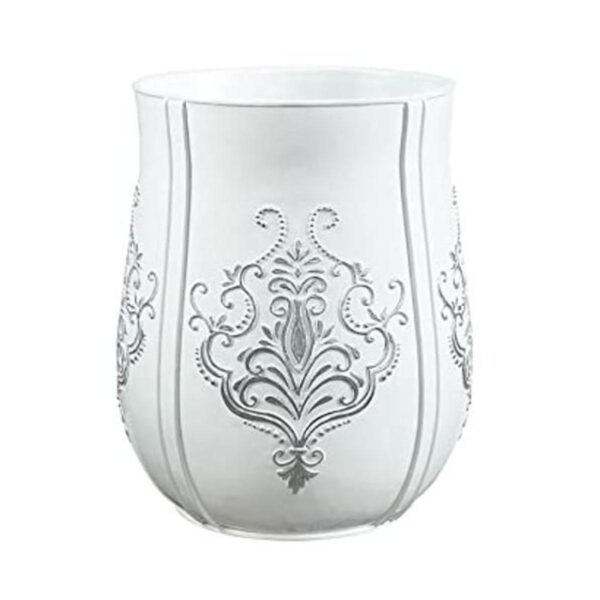 Creative Scents Bote de basura de baño blanco vintage_1