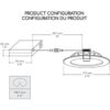 Bazz SLDSK6RGBTNWWF Kit de accesorios empotrables LED RGB