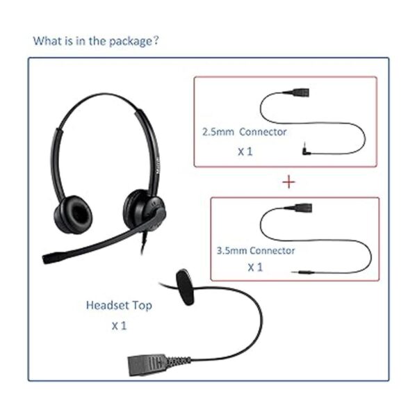 Auriculares de teléfono de 0.098 in con micrófono de_5