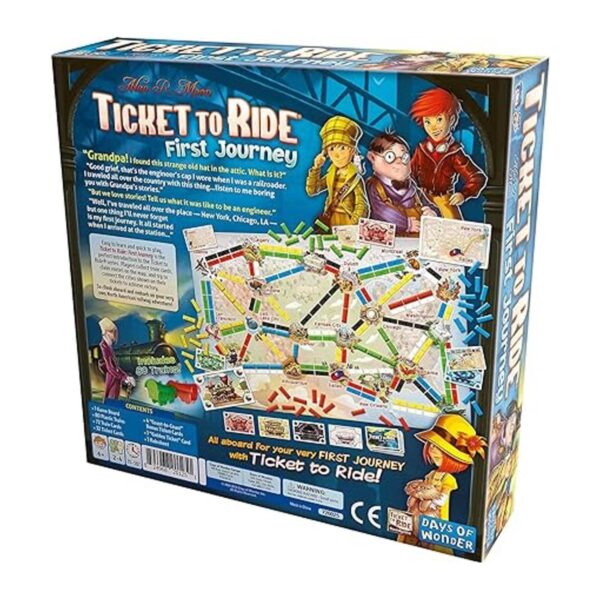 Ticket To Ride First Journey Juego de mesa idioma_3