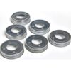 Boca Ancha tapas de tarros 6PK preagujereado por su