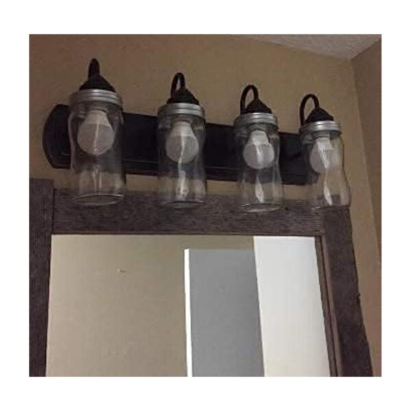 Boca Ancha tapas de tarros 6PK preagujereado por su