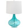Elegant Designs LT3214BLU Lámpara de mesa de vidrio con_1