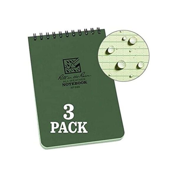Rite In The Rain Cuaderno de espiral superior resistente a_1