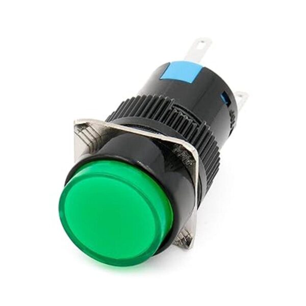Baomain Botón pulsador de 0.630 in con interruptor_3