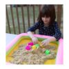 Sensory Sand 11 libras a granel ecológicas color beige_4