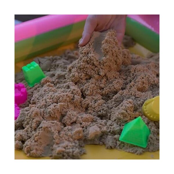 Sensory Sand 11 libras a granel ecológicas color beige_5