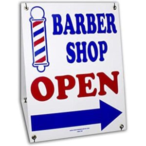 VIBE INK BARBER SHOP OPEN con flecha direccional_1