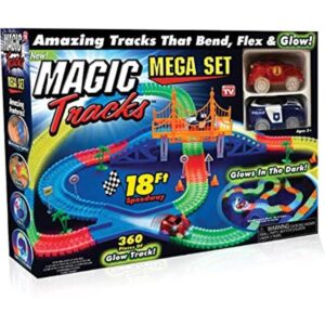 Ontel Magic Tracks Mega Set con 2 LED auto de Carreras y_1