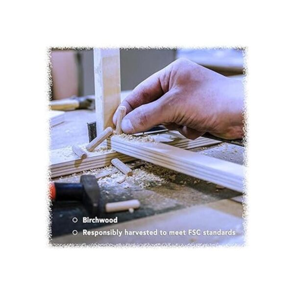 Paquete de 100 pasadores de madera de 38 x 1 12_3