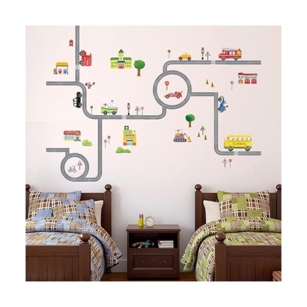 Decowall The Road y Cars calcomanías para la pared_3