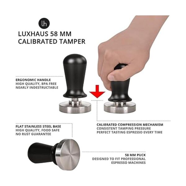 LuxHaus Tamper de expreso calibrado de 2.283 in Tamper de_4