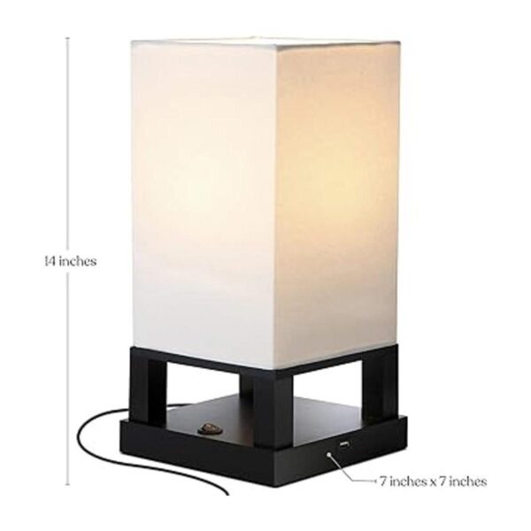 Maxwell Lámpara LED de mesa Negro MXWLLTLLEDBK_2