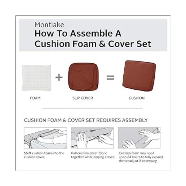 Classic Accessories Montlake Funda para cojín de espuma y_3