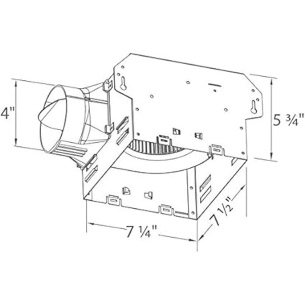 Delta BreezIntegrity ITG50 50 CFM Ventilador de ducha_3