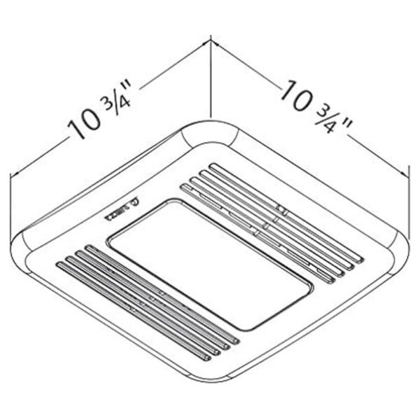 Delta BreezIntegrity ITG50 50 CFM Ventilador de ducha_4