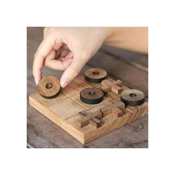 Juego de mesa de madera Tic Tac Toe Juego de mesa de_3