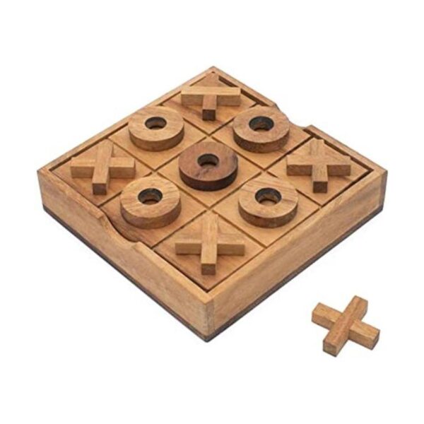 Juego de mesa de madera Tic Tac Toe Juego de mesa de_1