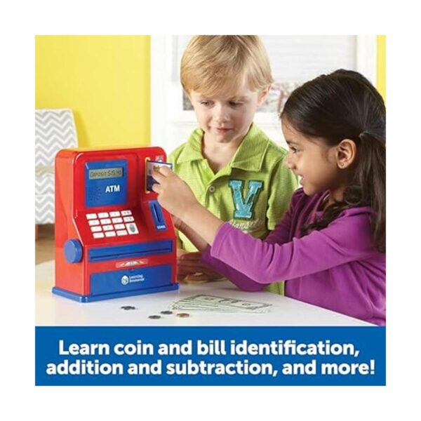 Learning Resources Teaching ATM Bank 32 piezas juguetes_3