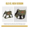 Chaleco táctico para perro con asa arnés militar para_2