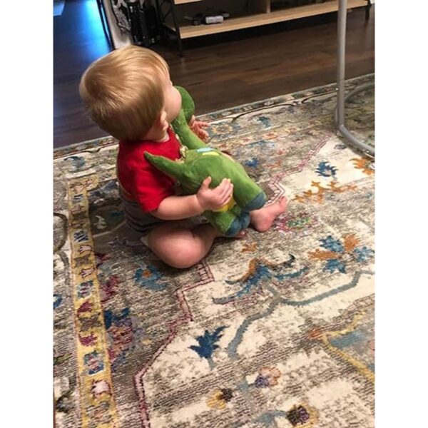 Juguete de peluche de dinosaurio de peluche verde de 16_2