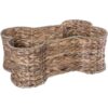 Bone Dry Cesta con forma de hueso para perro hecha de_1