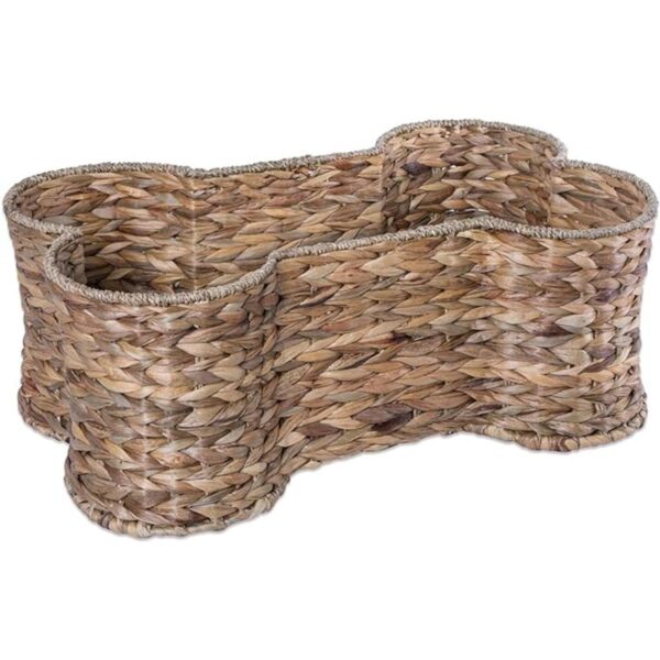 Bone Dry Cesta con forma de hueso para perro hecha de_1