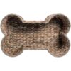 Bone Dry Cesta con forma de hueso para perro hecha de_3