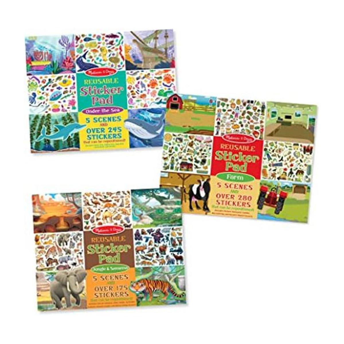 Melissa Doug Paquete de blocs adhesivos reutilizables