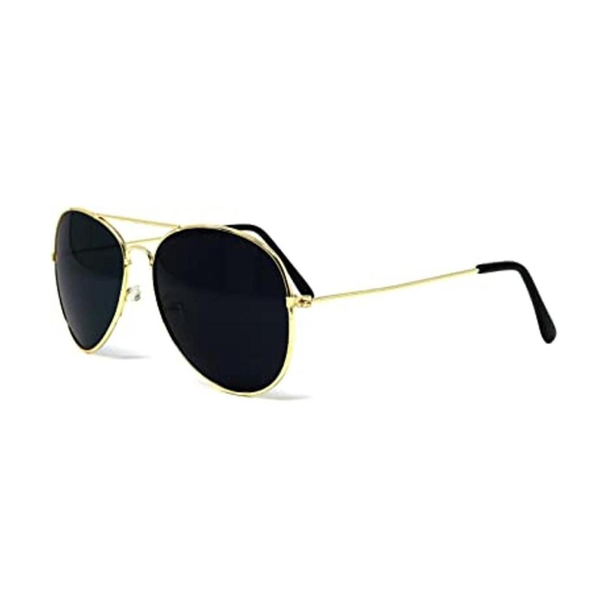 Gafas de sol de aviador oscuro dorado Gafas de sol de