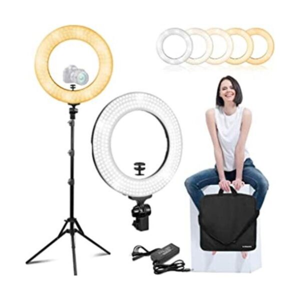 LimoStudio AGG2203 anillo de luces LED de 5600 K con_1