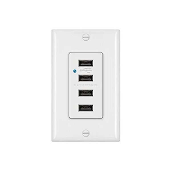 BESTTEN Toma de corriente USB de 4.2 A21 W con 4 puertos_1