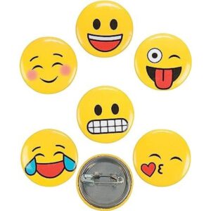 Mini botones EMOJI Joyería 48 piezas_1