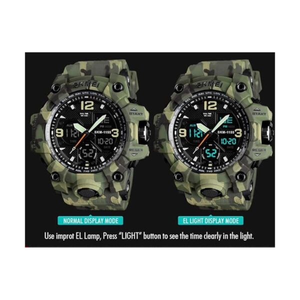 MJSCPHBJK Reloj deportivo analógico para hombre reloj