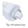PLT26W 835 4 pines GX24q3 tubo triple de 26 vatios_3