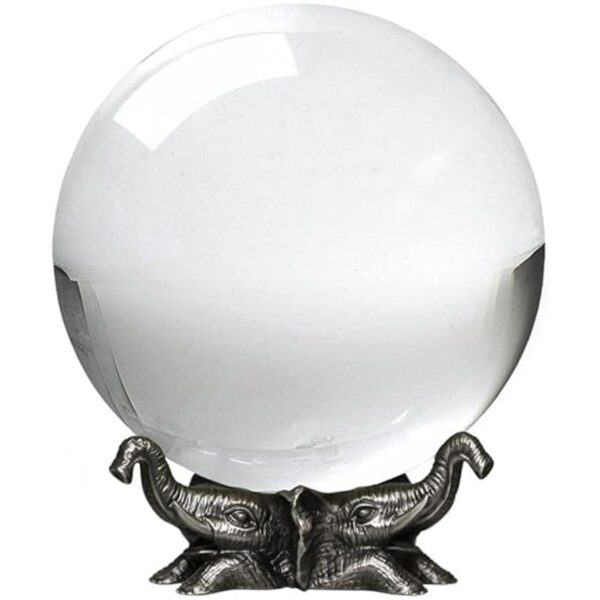 Amlong Crystal Bola de cristal transparente de 8 pulgadas_1