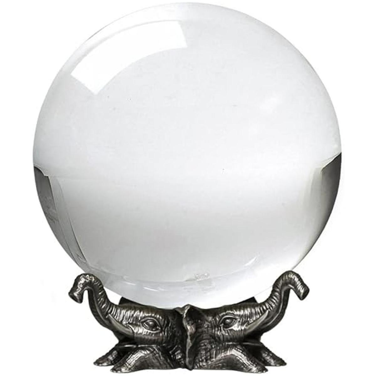 Amlong Crystal Bola de cristal transparente de 8 pulgadas